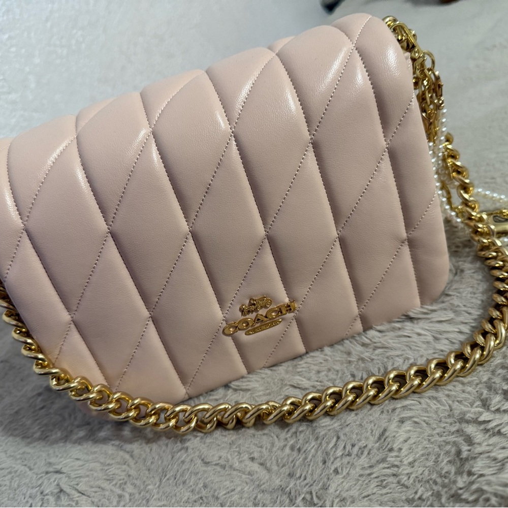Coach Pink Quilted Women's Bag
